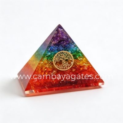 7 Chakra Orgone Pyramid
