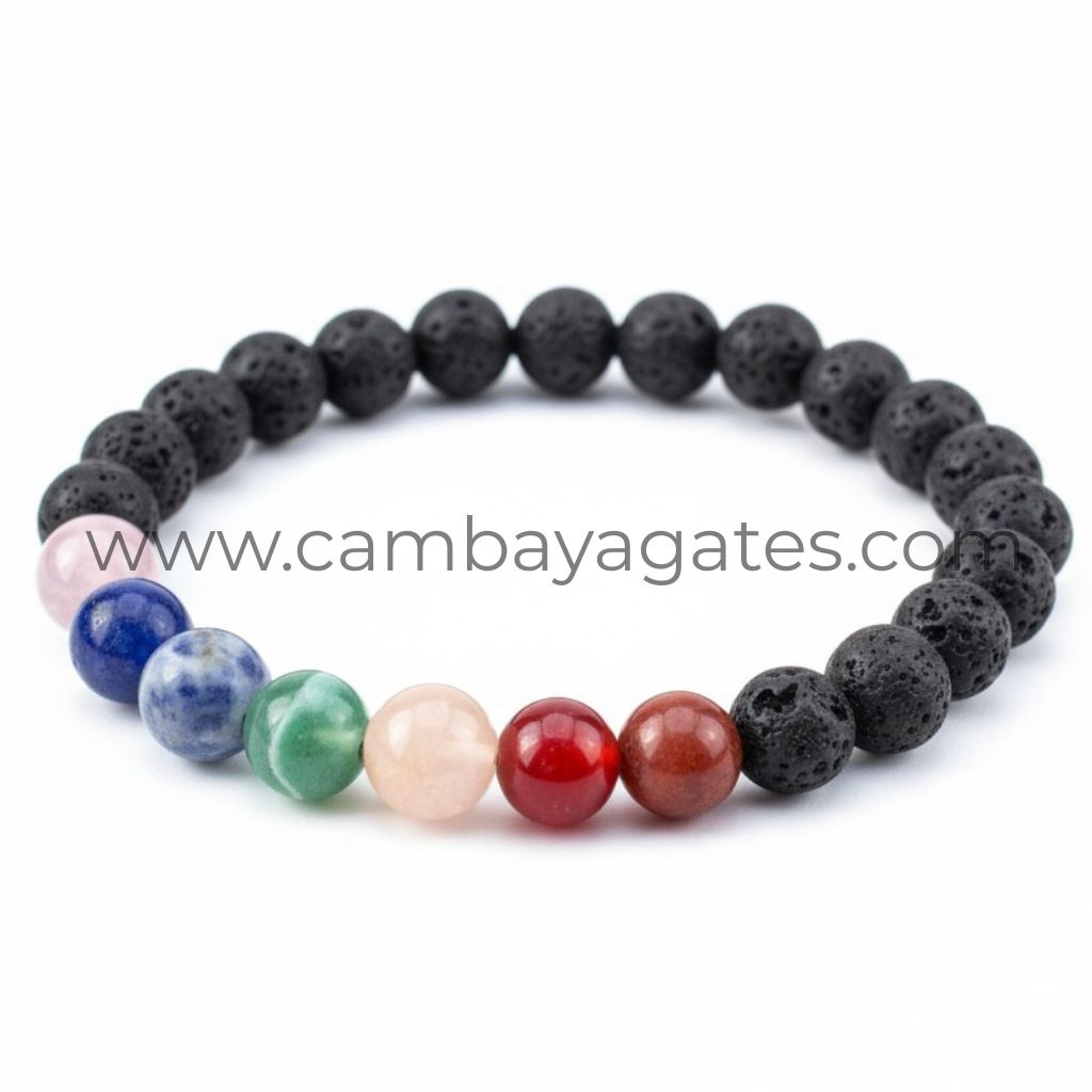 7 chakra gemstone bracelet