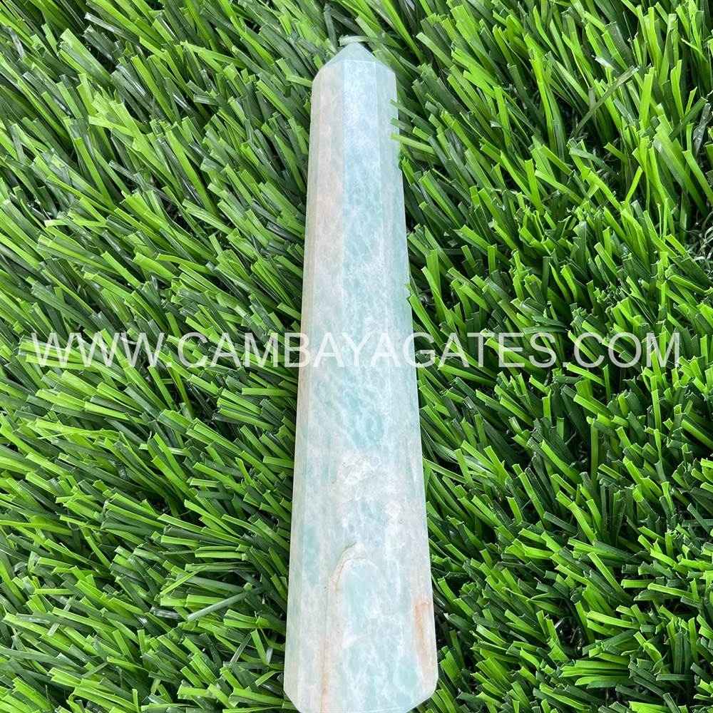Amazonite Crystal Wand
