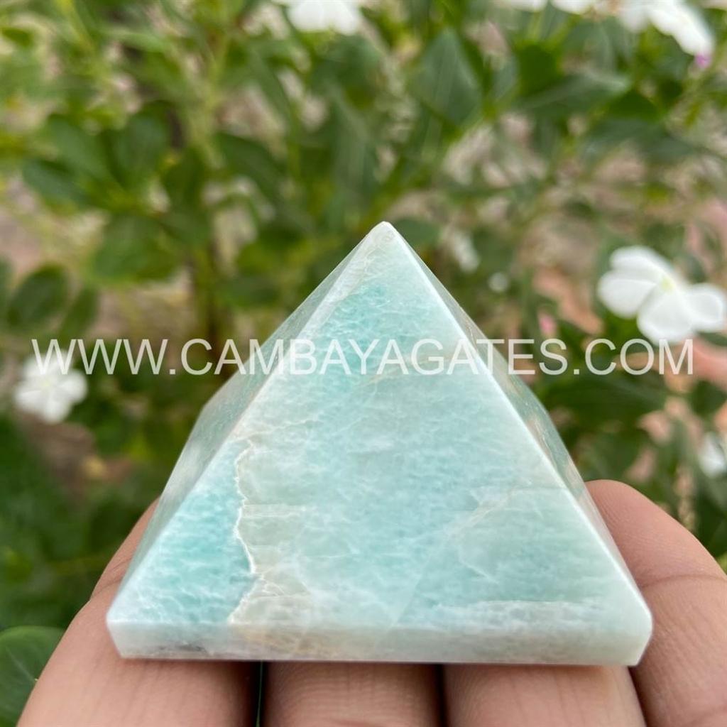 Amazonite Gemstone Pyramid
