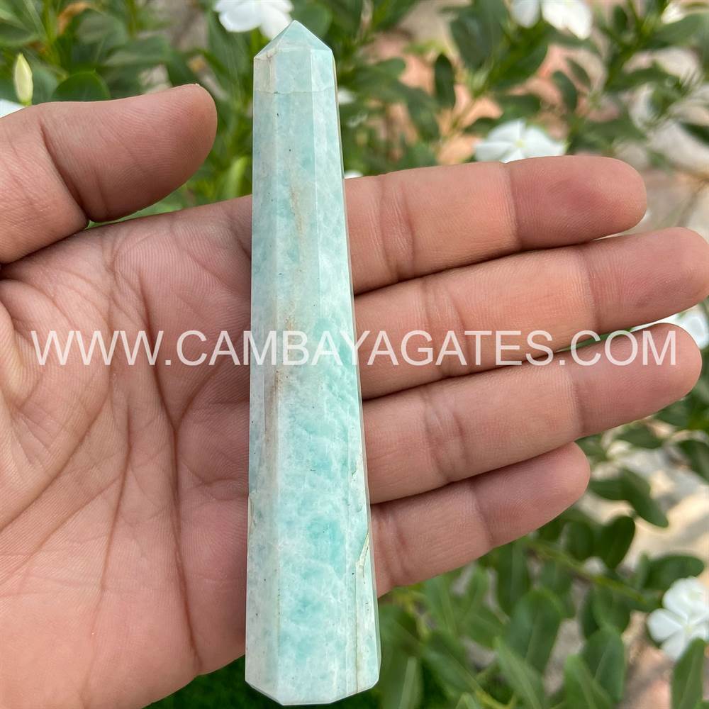 Amazonite Gemstone Wand