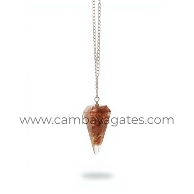 Buy Orgone Red Jasper Pendulum from Cambay Agates