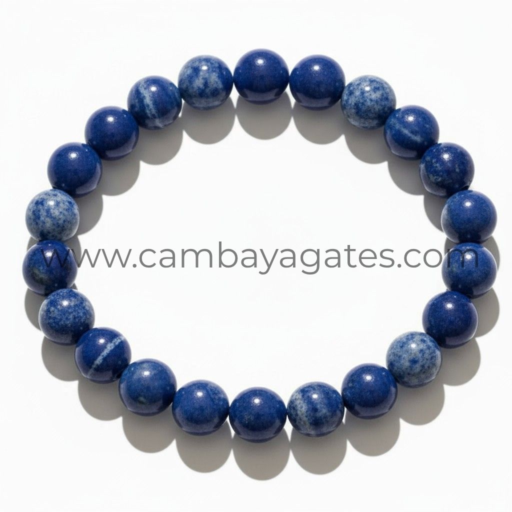 Lapis Lazuli Gemstone Crystal Bracelet