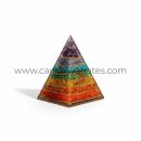 Nubian 7 Chakra Orgone Pyramid