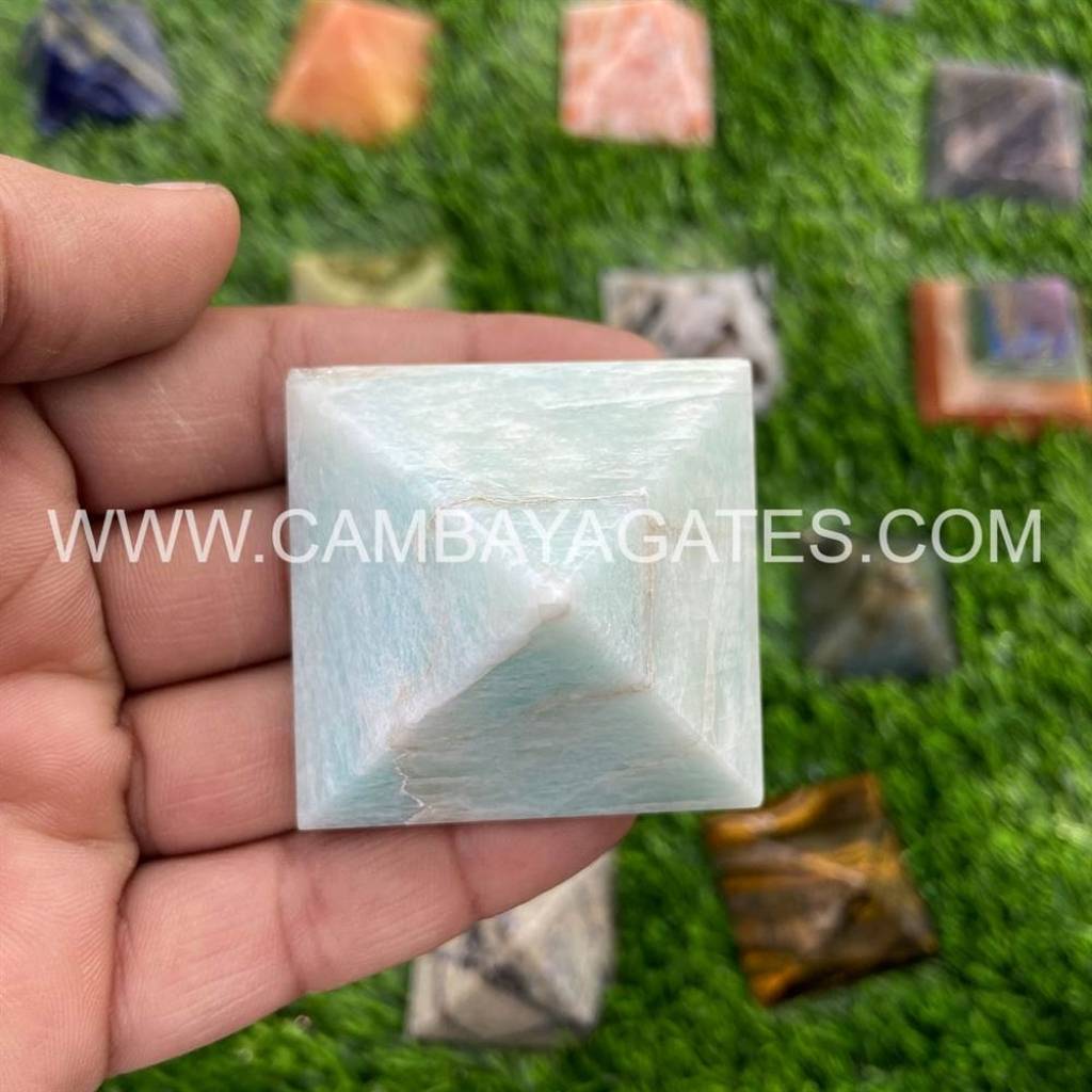 Shop Amazonite Gemstone Pyramid