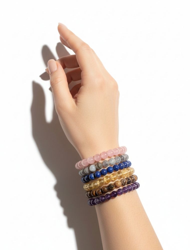 Healing Crystal and Gemstones Bracelets Collection