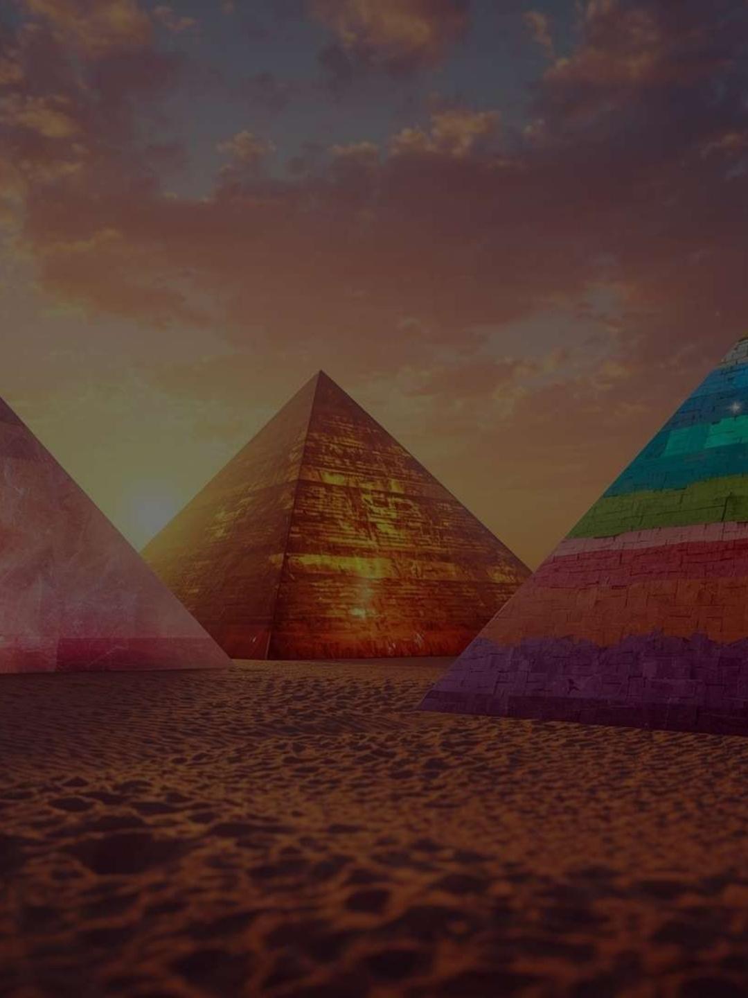 Orgone and Crystal Pyramids Banner - Mobile View